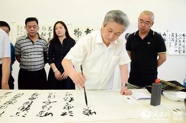 中国书法作品为主题的专场慈善义卖活动近日在爱尔兰首都都柏林举行